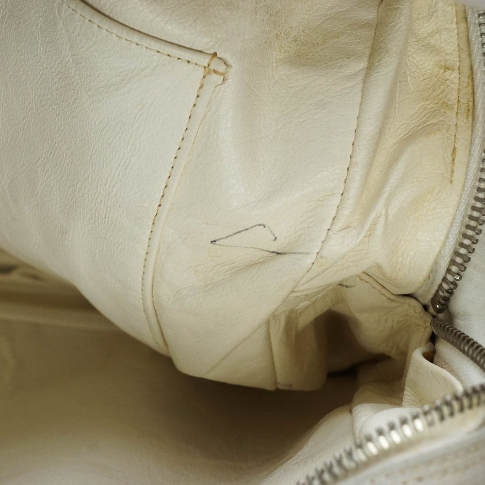 Auth Chanel Shoulder Bag Gray Canvas #14105C40 - Picture 12 of 15